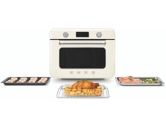 SMEG Mini four posable combiné vapeur - Crème