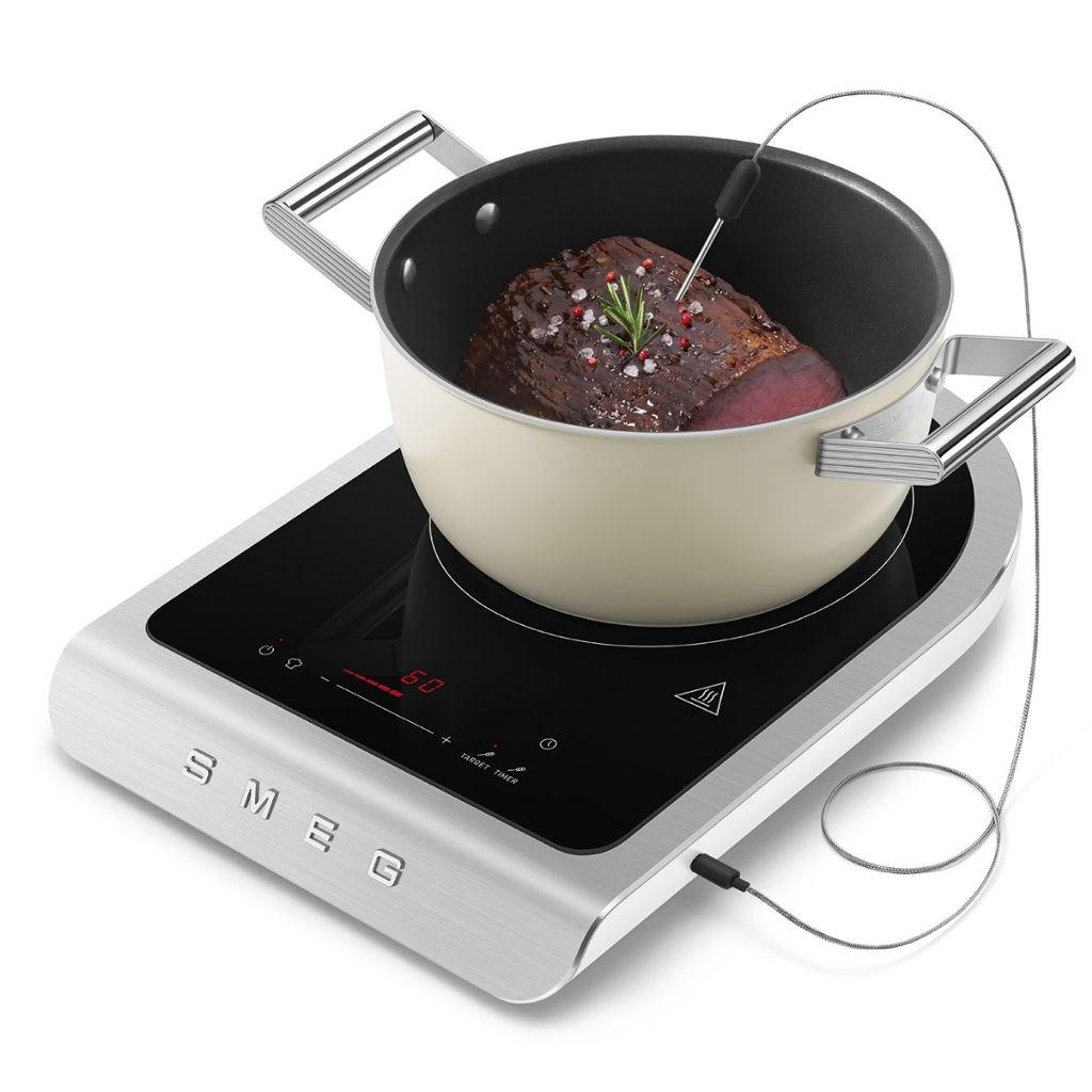 SMEG Domino induction portable noir