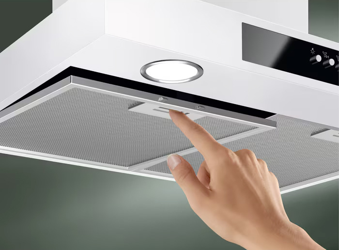 Hotte box 60cm 600m3/h blanche ELECTROLUX