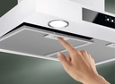 Hotte box 60cm 600m3/h blanche ELECTROLUX