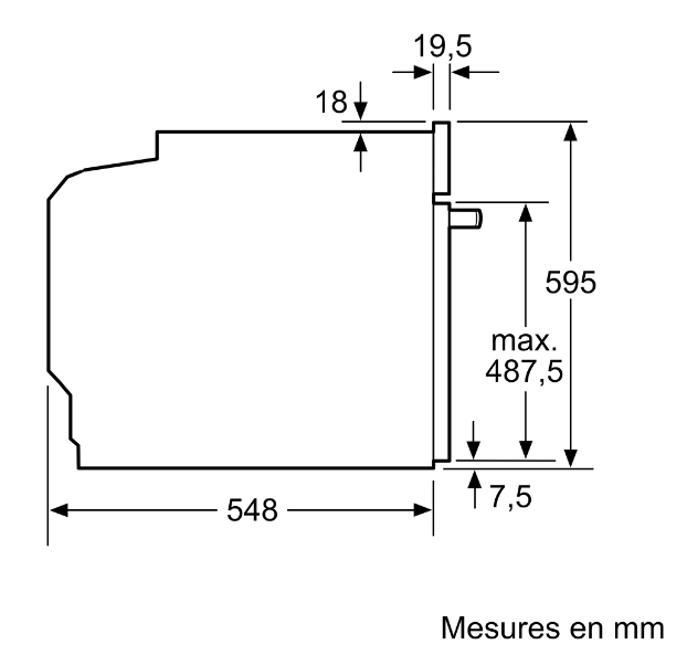 BOSCH Four pyrolyse série 8 blanc
