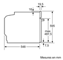 BOSCH Four pyrolyse série 8 blanc