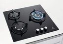 ELECTROLUX - Table de cuisson | Gaz | 3 feux | Verre noir | EGT6633NOK