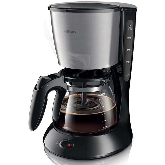 Cafetière daily noire & métal PHILIPS