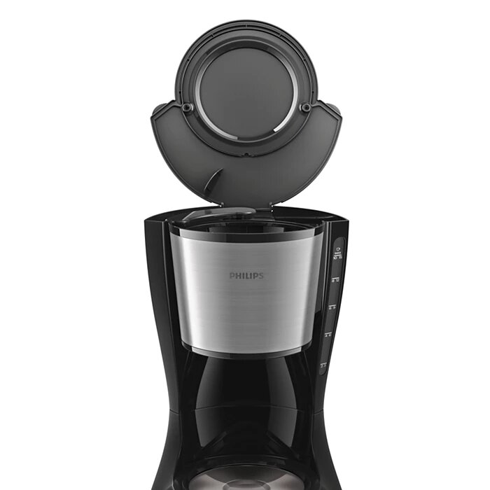 Cafetière daily noire & métal PHILIPS