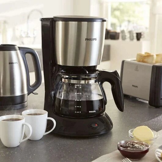 Cafetière daily noire & métal PHILIPS