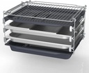 ASKO Four Combiné Vapeur Fonction Cyclonique 160 Programmes HYDROLYSE écran tactile Façade verre noir