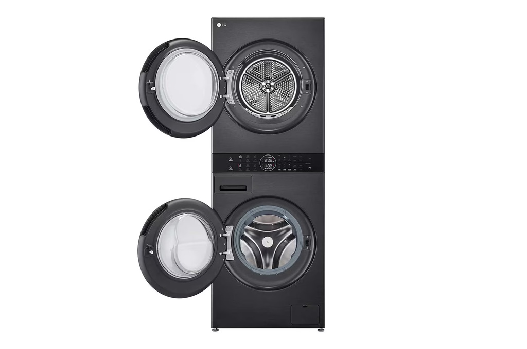 LG Washtower Compacte 12/10 Kg anthracite F214WT8PB