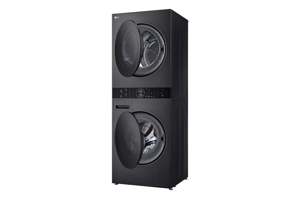 LG Washtower Compacte 12/10 Kg anthracite F214WT8PB