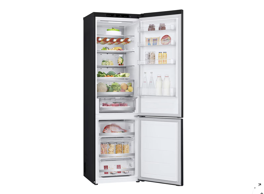 LG Combiné 387L Door cooling D - Noir