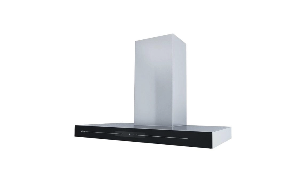 Hotte murale 90cm inox & verre noire 793m3/h ASKO 
