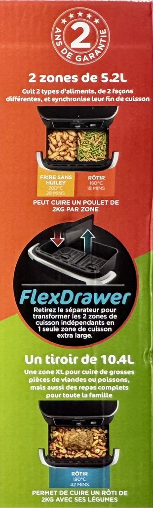 NINJA Airfryer Foodi Flex 7-en-1, 10,4L