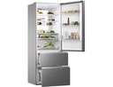 HAIER Réfrigérateur combiné 486 litres inox classe D - 70cm de large