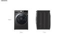 Lave Linge 17kg anthracite LG F71P12BS