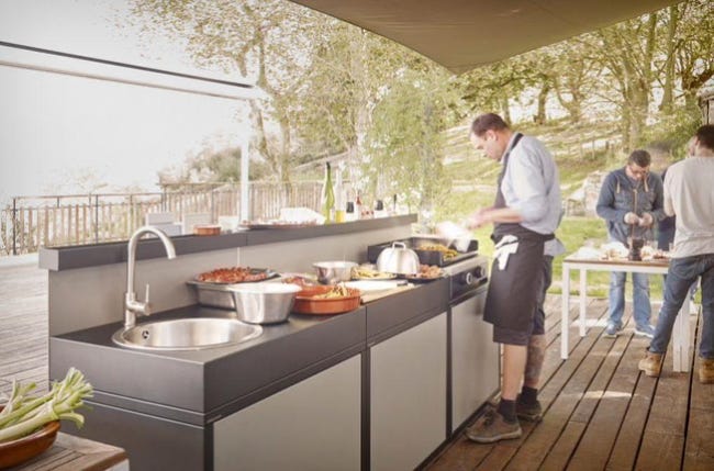 Plancha 2 feux gaz FORGE ADOUR MODERNG60I
