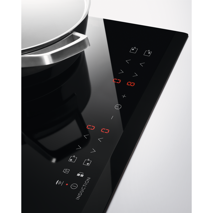 - ELECTROLUX - Table de cuisson | Induction | 3 foyers | Noire | LIT60336CK
