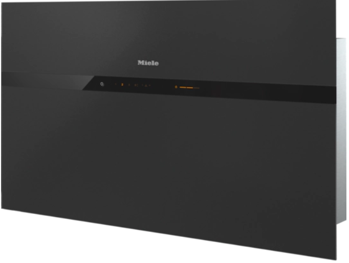 Hotte murale avec façade en verre Blackboard exclusive et commande intuitive SmartControl 