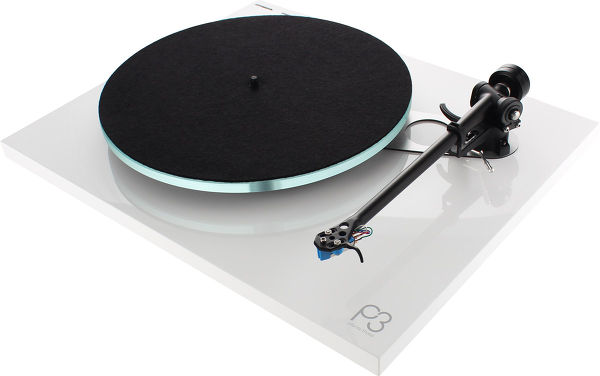 Tourne disque REGA PLANAR 3 blanc laqué avec cellule