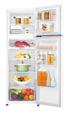 LG - Réfrigérateur | 2 portes | 254 litres | Blanc (classe F, ancien A++)