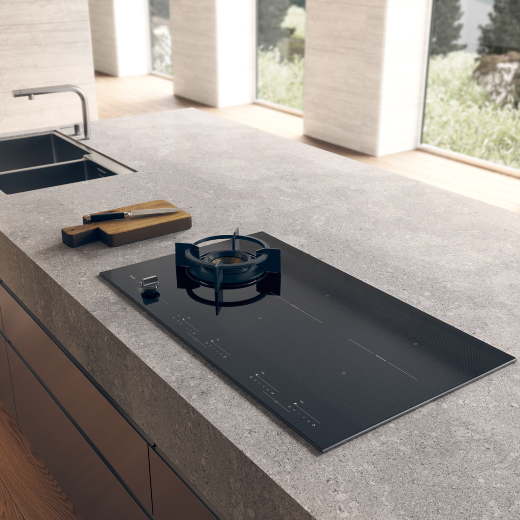Table de cuisson mixte Wok gaz induction ASKO