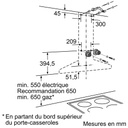 Hotte décorative 90 cm noire BOSCH