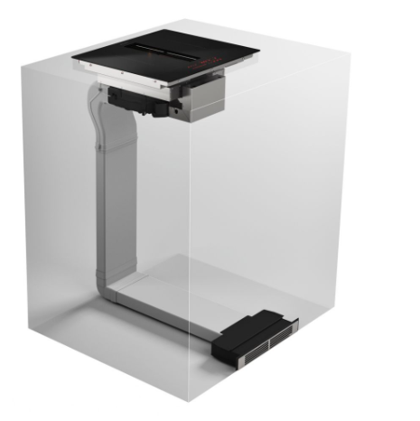 FABER Plaque induction avec hotte intégrée GALILEO SMART 600 NR