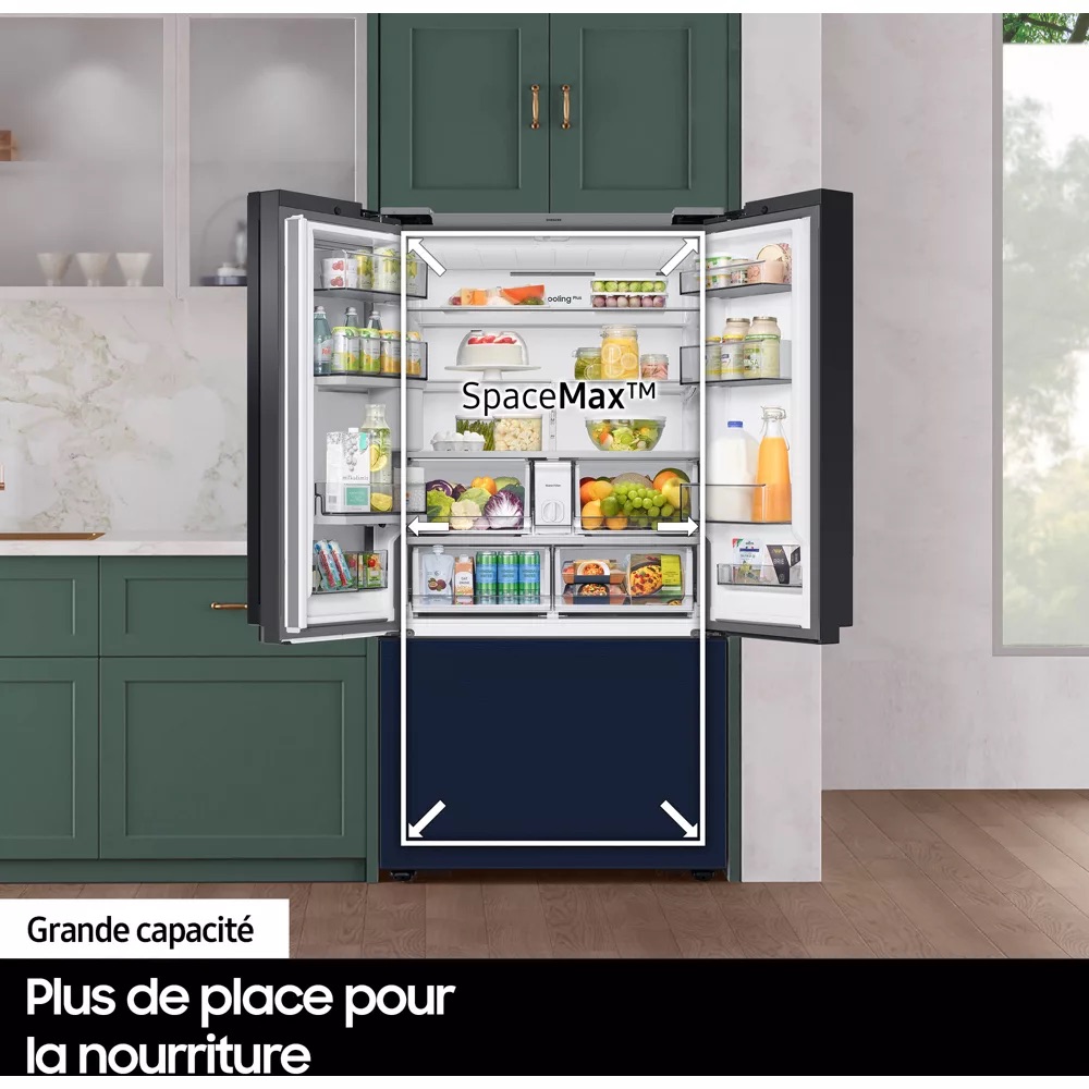 SAMSUNG Réfrigérateur Multiportes espace boissons Food Showcase RF24BB660E2M