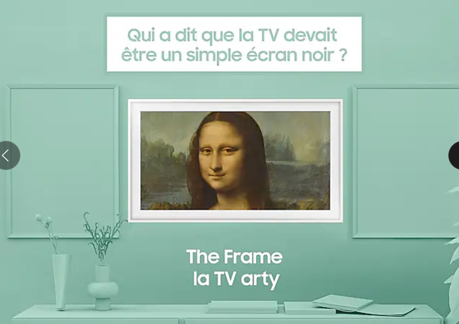 SAMSUNG - TV  QLED 4K Dual LED 50 pouces THE FRAME
