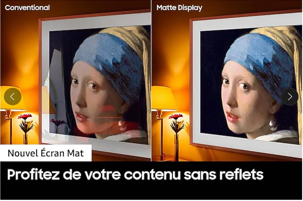 SAMSUNG TV QLED 4K The Frame 75 pouces