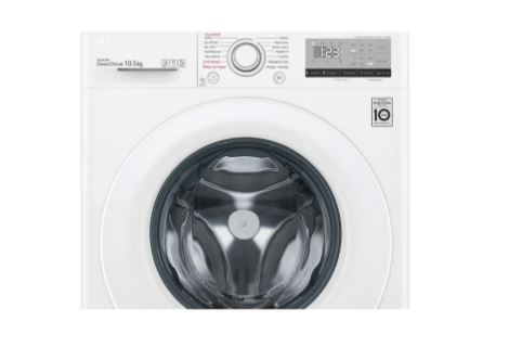 LG F14V13WHS Machine à laver 10,5Kg 1400trs 68L B vapeur blanc