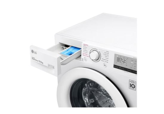 LG F14V13WHS Machine à laver 10,5Kg 1400trs 68L B vapeur blanc