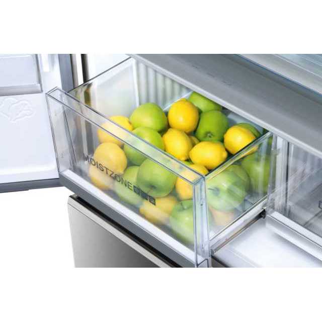 HAIER Réfrigérateur 508L French Door Facade Verre L83cm A++  HB18GFSAAA