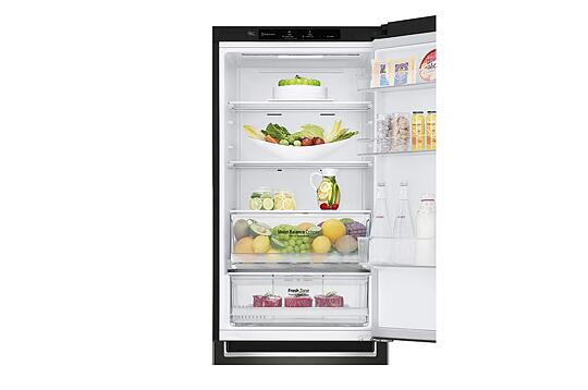 Réfrigérateur Combiné 341 litres A++ LG Black GBB61BLJEN