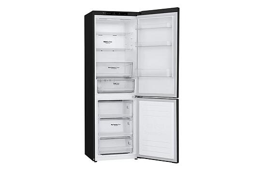 Réfrigérateur Combiné 341 litres A++ LG Black GBB61BLJEN
