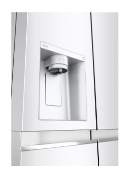 Réfrigérateur Américain Blanc 635 litres LG GSLV70SWTF