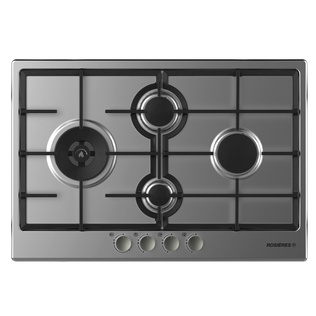 ROSIERES TC 75CM 4 FX. GAZ INOX FX GAUCH - modèle d'exposition
