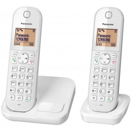 Téléphone DECT Double blanc PANASONIC