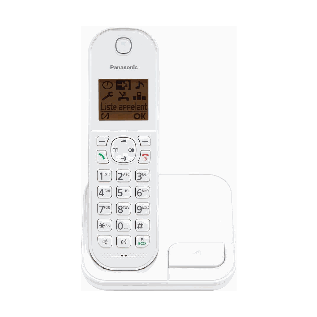 Téléphone DECT Simple blanc PANASONIC