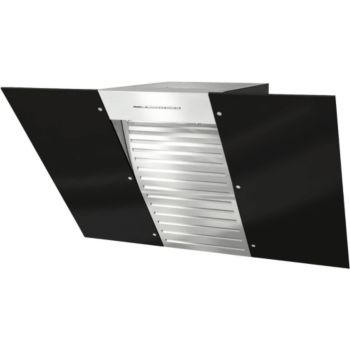 MIELE HOTTE MURALE INCLINEE NOIR INOX