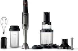 Mixer plongeant Philips avec batteur et bol mini hachoir