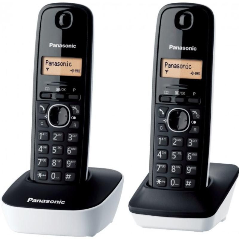 Téléphone  DECT DUO PANASONIC BLANC