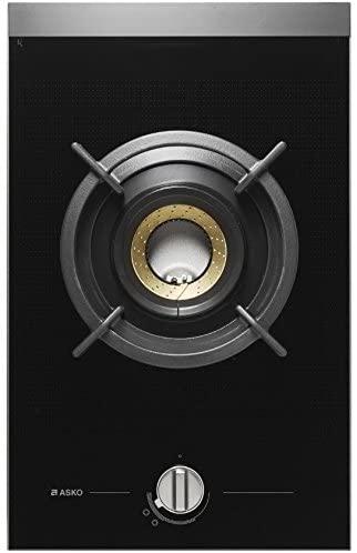 ASKO Domino 1 feu gaz 6000 watts Volcan Fusion ASKO HG1365GB