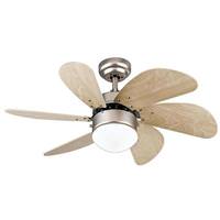 Brasseur d'air Turbo Swirl Imitation Bois Clair WESTINGHOUSE  