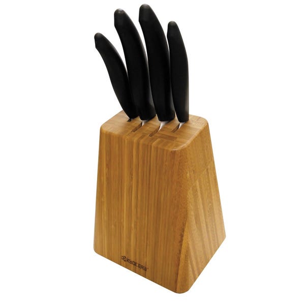 BLOC BAMBOU SET COUTEAUX KYOCERA