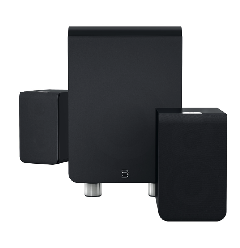 BLUESOUND DUO 2.1  Pack 2HP + Subwoofer NOIR
