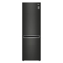Réfrigérateur Combiné 341 litres nouvelle classe E (ancienne A++) LG Black GBB61BLJEN