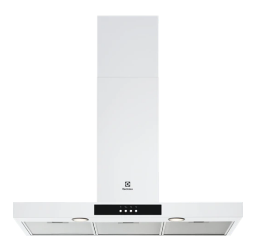 Hotte box 90cm 600m3/h blanche ELECTROLUX