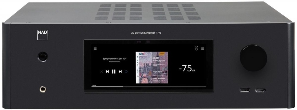 NAD Amplificateur home cinéma - T778 9x85W Dolby Atmos MDC