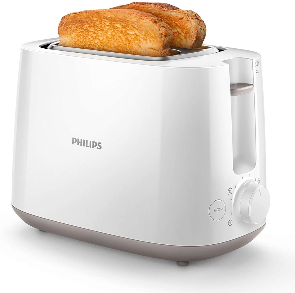 PHILIPS GRILLE PAIN  BLANC