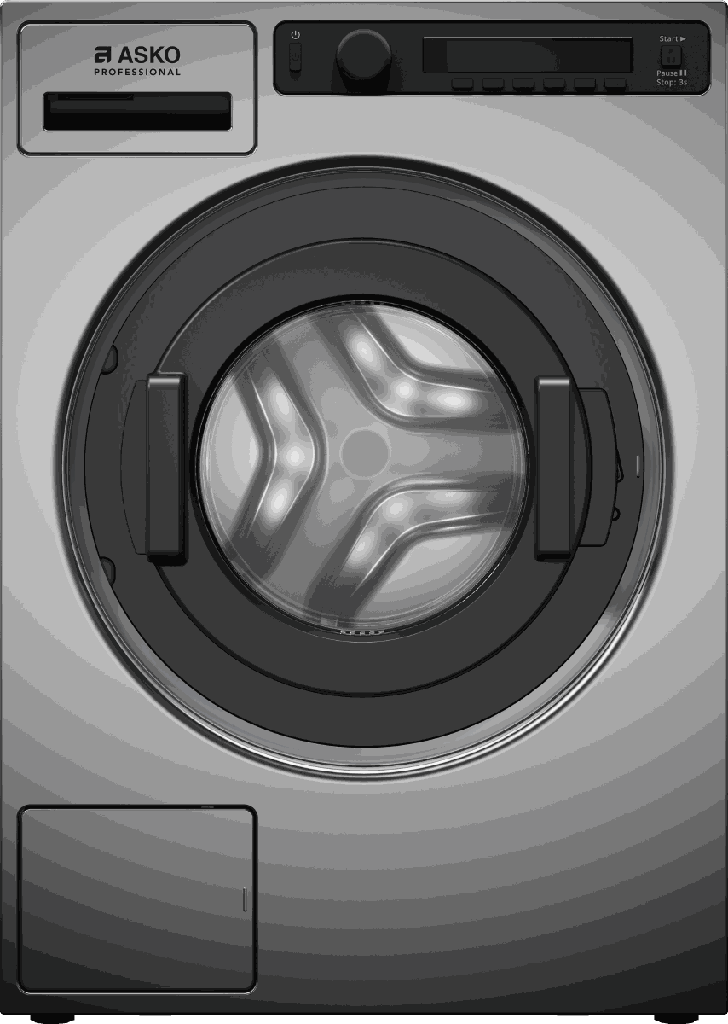 ASKO Lave linge professionnel 6.5kg, pompe de vidange, 60hz